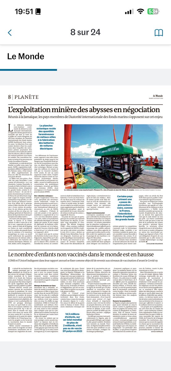 svklvo's tweet image. L&apos;#exploitation_minière des #abysses en #négociation [ #objectif : #abîmer #plus_avant la #TERRE / il n’y a pas de #plan_B :(( ??? ]