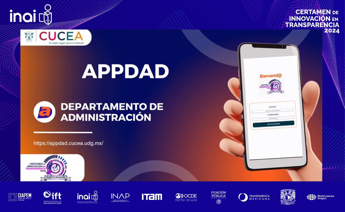 vinculasociedad's tweet photo. 🎓📚 | Con la nueva App del Departamento de Administración CUCEA (#AppDAD), @cucea_oficial perfecciona la gestión de información académica.
¡Accesible para estudiantes, profesores y público externo! 💻📲
Conócela aquí: https://t.co/rG13uzMO91 https://t.co/KXQFn5avHs