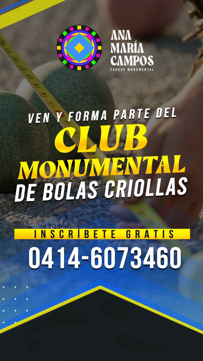 ¿Buscas un deporte que combine estrategia y diversión? 
¡Las bolas criollas son para ti! 
Únete GRATIS a nuestro club monumental y conoce a otros amantes de este juego en la recién inaugurada cancha de la segunda etapa del Parque Monumental Ana María Campos
 #Maracaibo #zulia