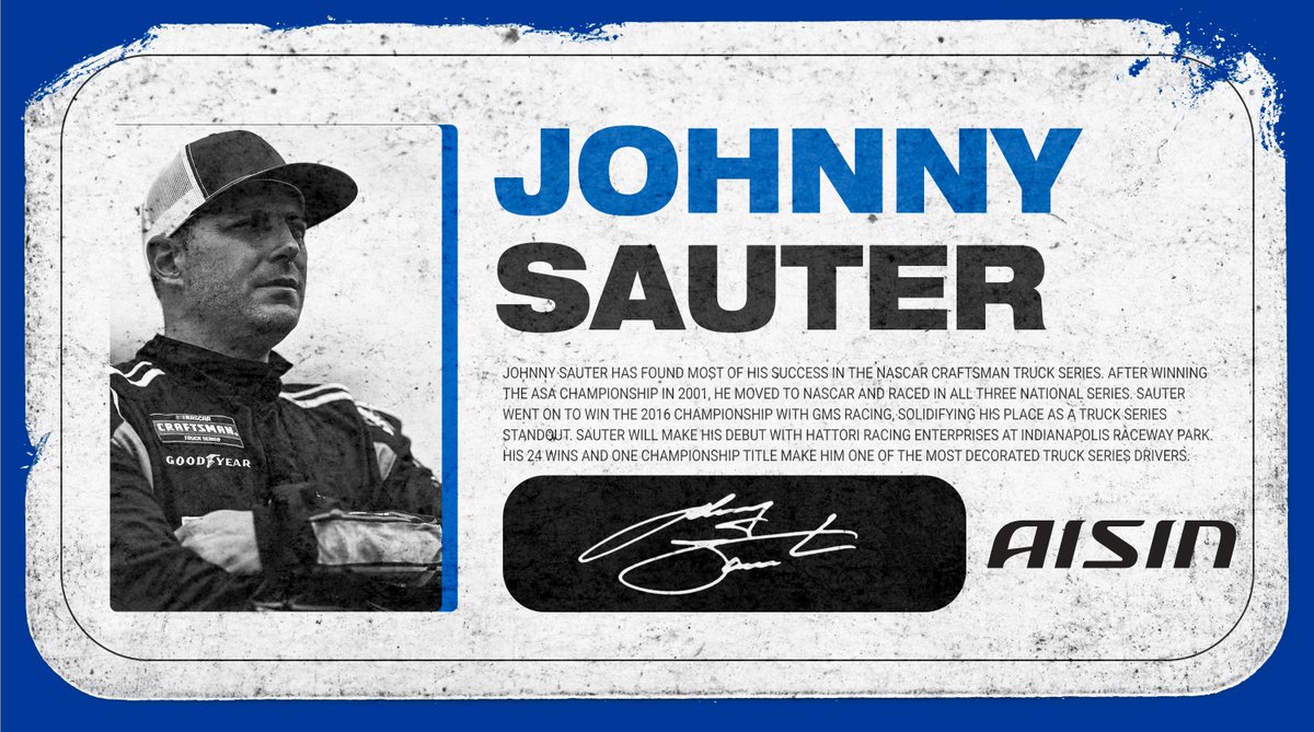 Hattori_Racing's tweet photo. HRE is excited to have Johnny Sauter pilot the @AisinGroup No. 16 @ToyotaRacing Tundra TRD Pro at @RaceIRP this weekend.

Read More Here: https://t.co/n2yywWGyK5 https://t.co/Nm41cuWvE2