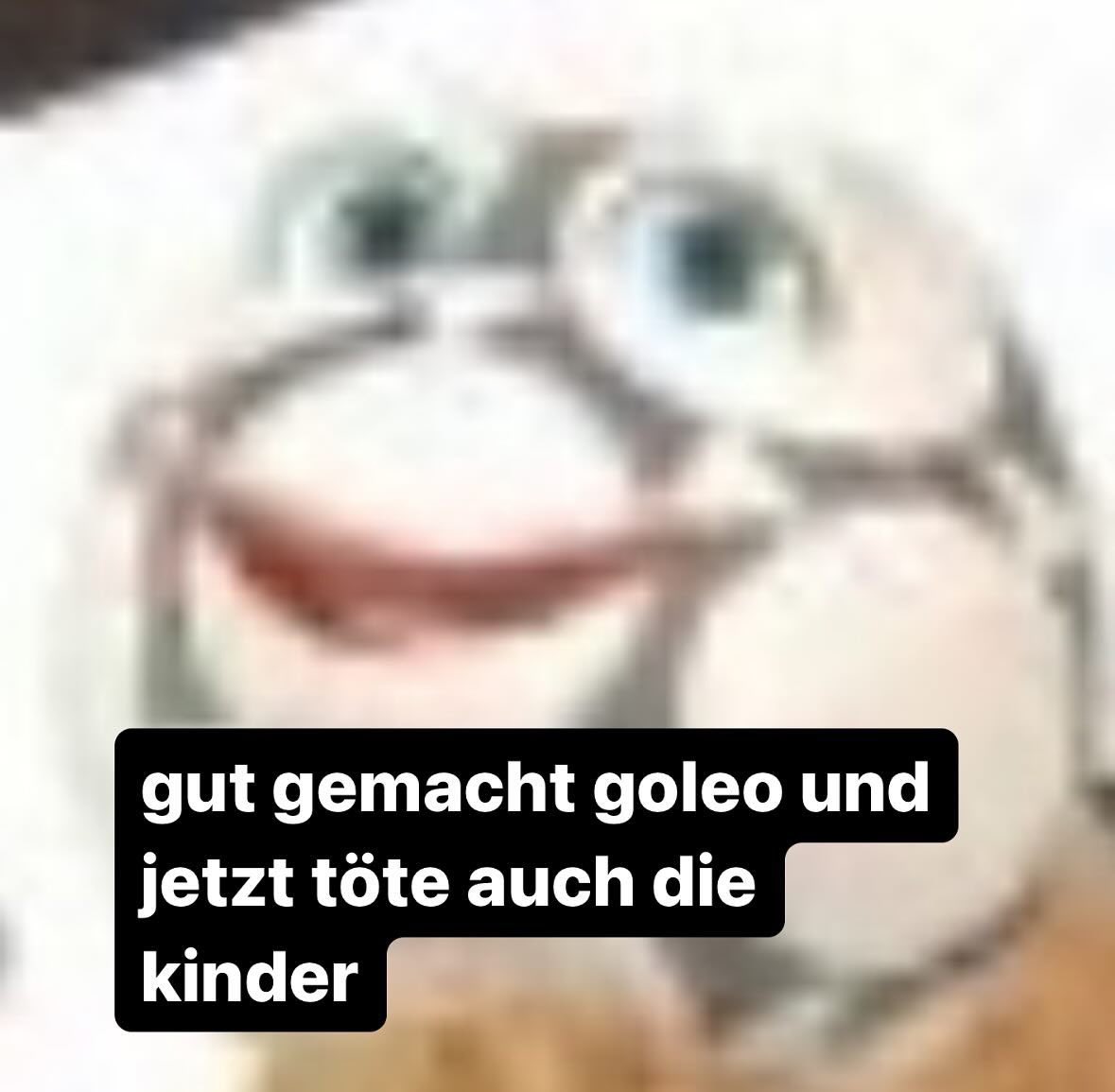 robsee94's tweet photo. goleo ist so gut gealtert einfach er sieht auf jedem foto aus als hätte man ihn gerade bei den abscheulichsten kriegsverbrechen erwischt aber er befolgt nur die befehle von pille https://t.co/wTFy6Pw8YE