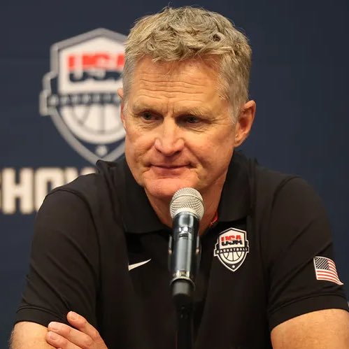 LakeShowYo's tweet photo. Team USA barely beat Australia by 4 points

Steve Kerr is Darvin Ham 2.0 😭 https://t.co/jNk4FhuatT
