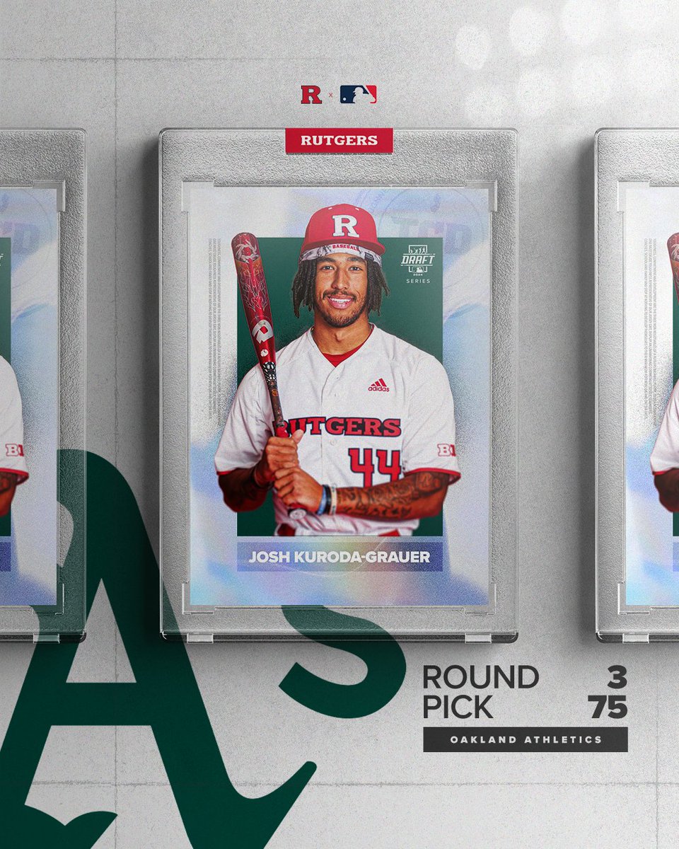 JKG gets his name called!!!

With the first pick on day two of the MLB Draft, Josh Kuroda-Grauer goes to the Oakland Athletics!!

#TCD