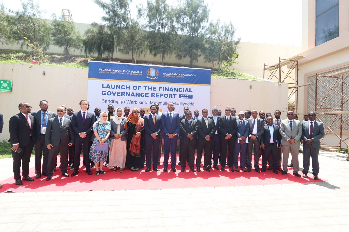 Pleased to attend the launch of the Financial Governance Report (FGR), which provides a ten-year retrospective review of financial governance achievements in Somalia since 2013.