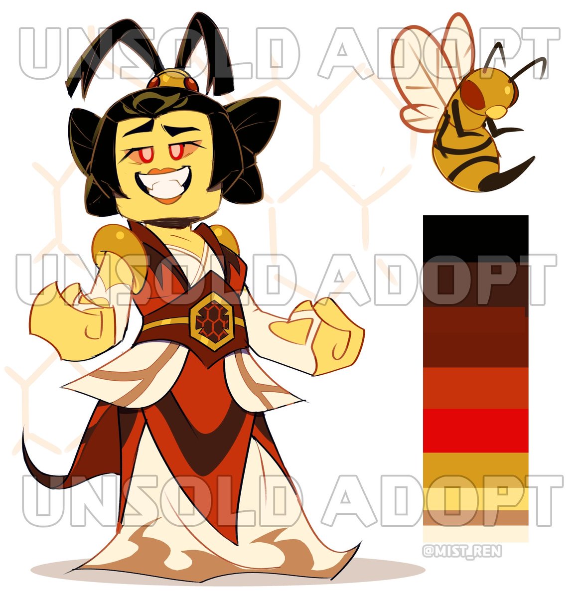 LegoLuvYa's tweet photo. ‼️Queen Bee Demon Adopt!✨

🔸Includes a ref and an additional concept/ artwork!
   -💲60 usd

[Comment before DMing to claim!
Retweets/shares are appreciated!]
#lmkadopts https://t.co/QDJiU1gfD9