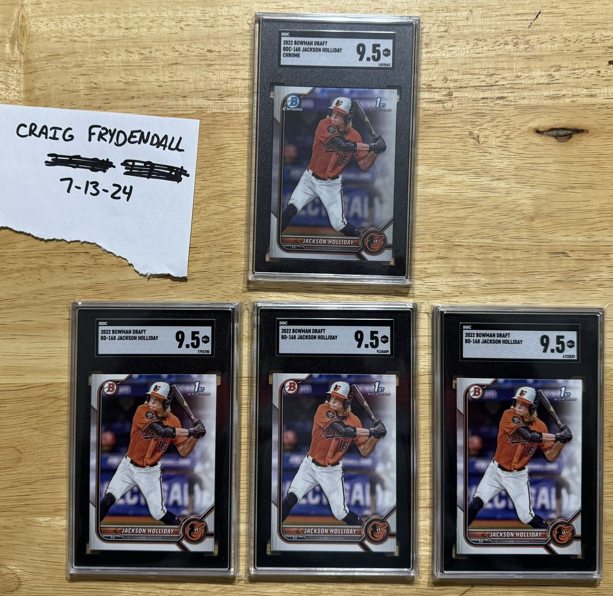 fry_daddy15's tweet photo. @GoBigRed313 @Iminsearchof Will do $250 shipped for the lot. https://t.co/5sM9l8RYIK