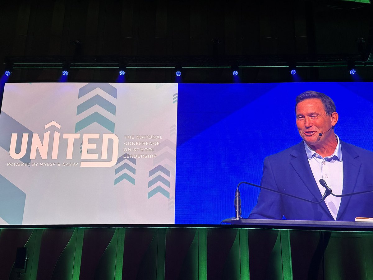 Kicking off #principalsUNITED with <a href="/aarondhuff/">Aaron Huff</a> <a href="/CaraballoSuarz/">Liza Caraballo-Suarez Ed.D.</a> and hearing messages of positivity <a href="/JonGordon11/">Jon Gordon</a> Major takeaway: Students &amp; adults recognizing their success each and every day! Can we build on this as a community…<a href="/NASSP/">National Assoc. of Secondary School Principals</a> <a href="/MSAA_33/">MSAA</a>