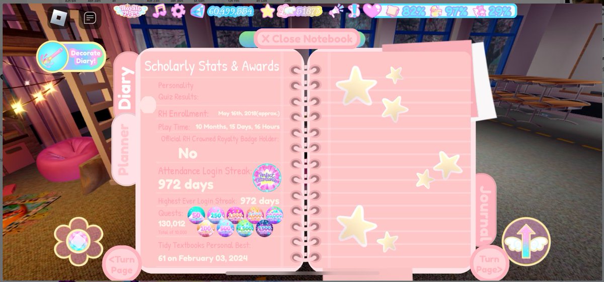 _Iamdaydreaming's tweet photo. #royalehigh #royalehightrading Im in shambles i got banned off the whole game. Top 5 player atm. I slowed down my grinding to exactly 100 lvls daily w a pause of 16h and Ive been doing that routine for months now. Ive sent an email. Ive had such bad experiences with support. I - https://t.co/YOOrDN5AMZ