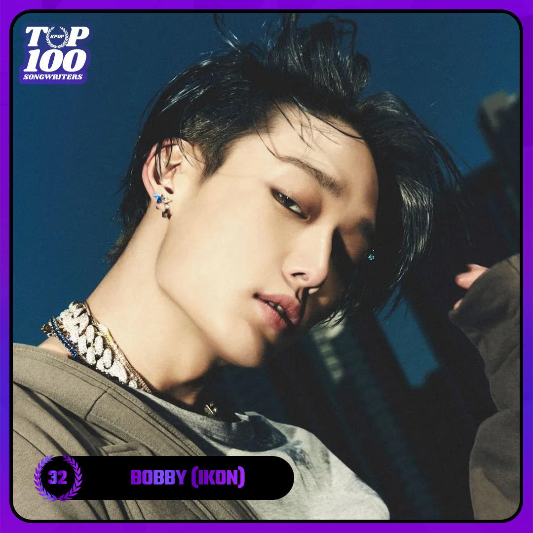 TOP100KPOP's tweet photo. TOP 100 – K-POP SONGWRITERS

#32 BOBBY (#IKON)

Congratulations! 🎉 https://t.co/SYHIojuofp