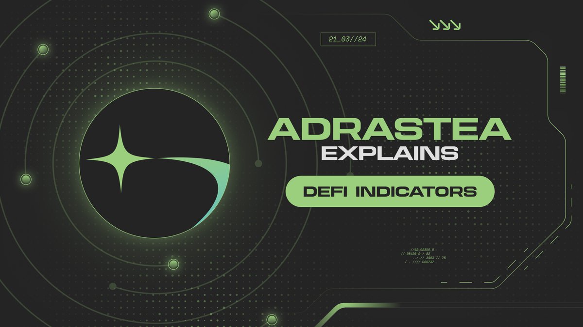 AdrasteaFinance's tweet photo. Everyone has wondered, "Am I missing something?" at some point.

11 out of 10 people have experienced this, likely due to a lack of knowledge.

DeFi is no exception — Let's start by exploring DeFi indicators!

Learn more below ⤵️🧵 https://t.co/6GxjdLMpHz