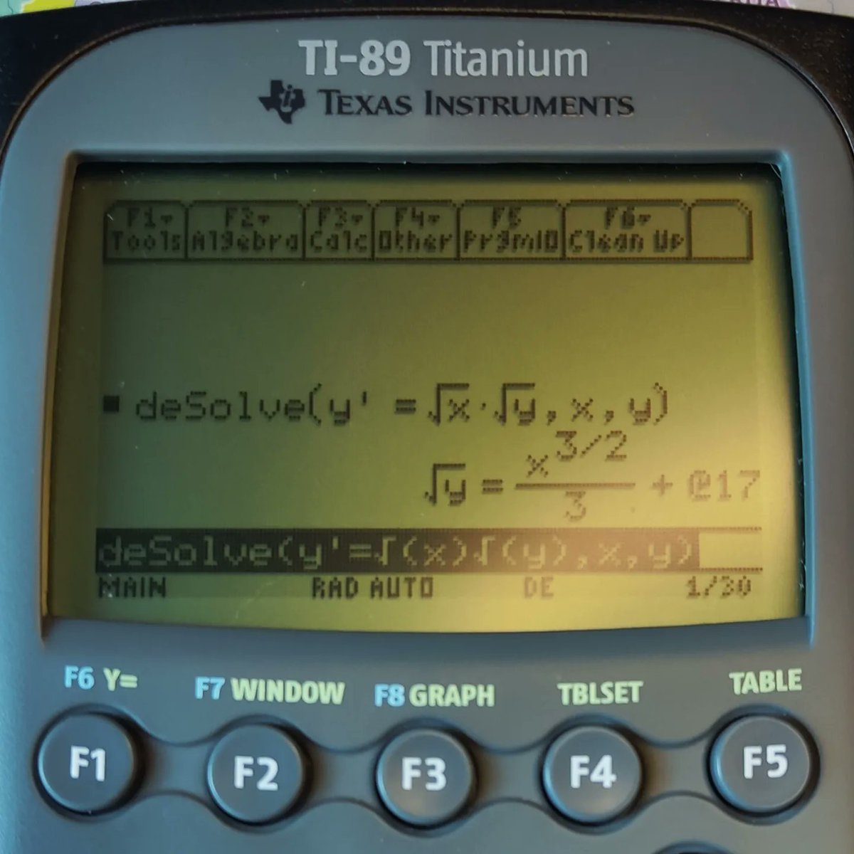 MedveckyAlexey's tweet image. Math Recap: Solving Differential Equations with TI-89 Calculator!
I've been using my TI-89 calculator to solve differential equations. From symbolic solutions to graphing slope fields, it's been incredibly powerful.
#TI89 #DifferentialEquations #SymbolicMath #SlopeFields #Math