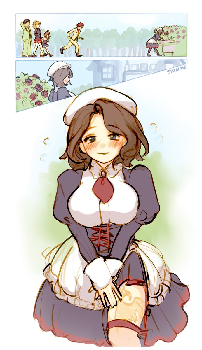 SIONAIE's tweet image. Does anyone else think about Battler returning to a moeblob #うみねこFA #うみねこのなく頃に #うみねこ #umineko