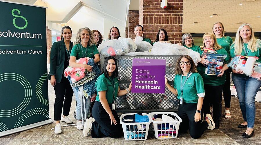 rajagopalbs's tweet photo. Today, our Solventum team came together to collect new clothing items for the Doing Good for Hennepin Healthcare program. Let's keep making a difference together for patients in need! #Solvers https://t.co/ZH89uB32CT