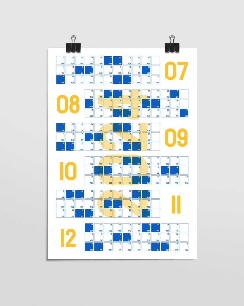 br11x's tweet photo. we were a little late on creating a calendar this year, but really happy with how our half-year calendar turned out https://t.co/kpOlTaj6QS