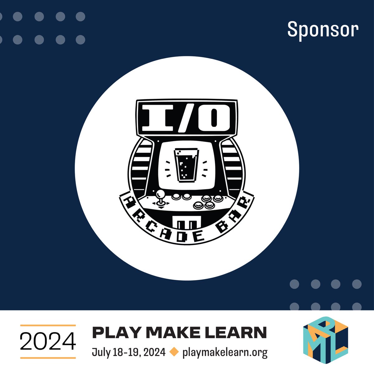 Thank you to our incredible 2024 sponsors who make Play Make Learn possible! Presenting sponsors: <a href="/UWMadisonPLACE/">PLACE: Professional Learning & Community Education</a> and I/O Arcade Bar!