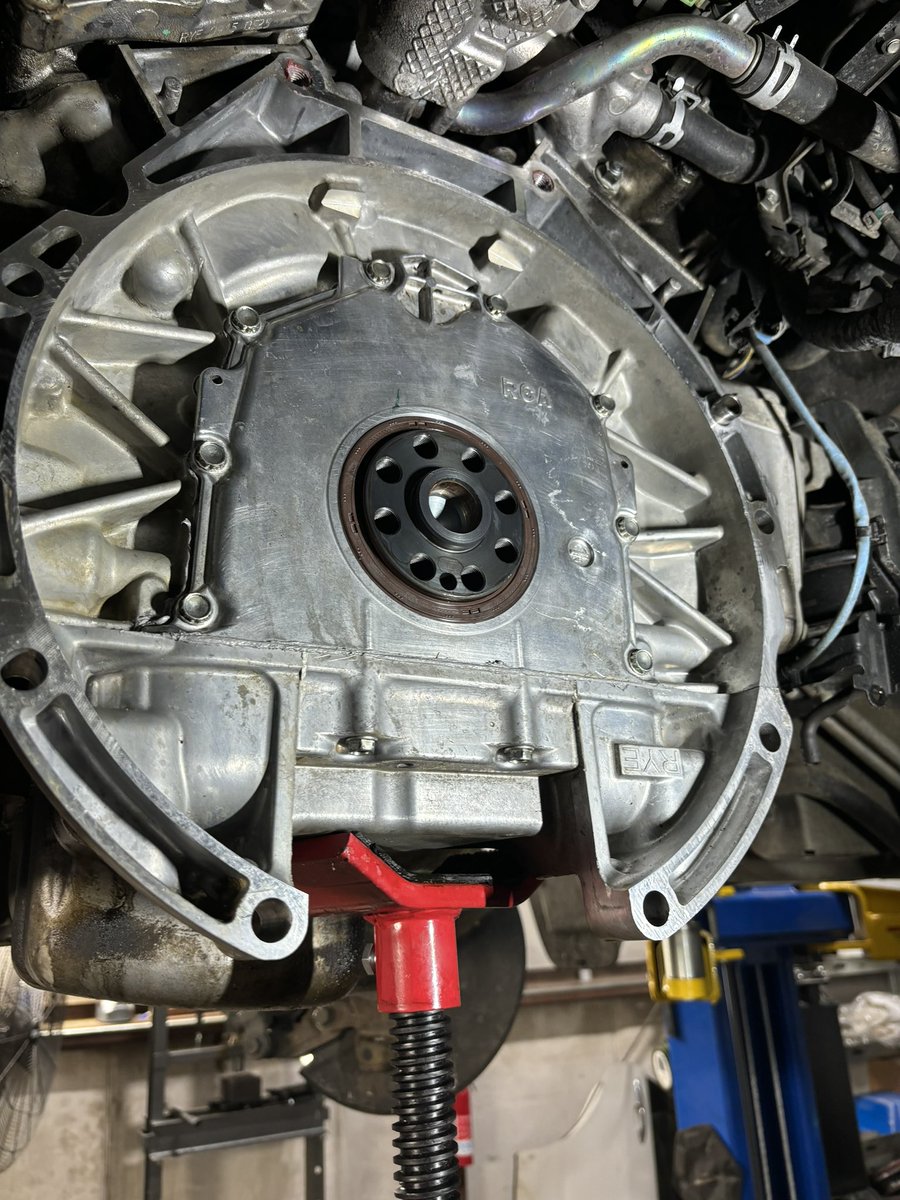 Rear main seal on an Acura 3.7