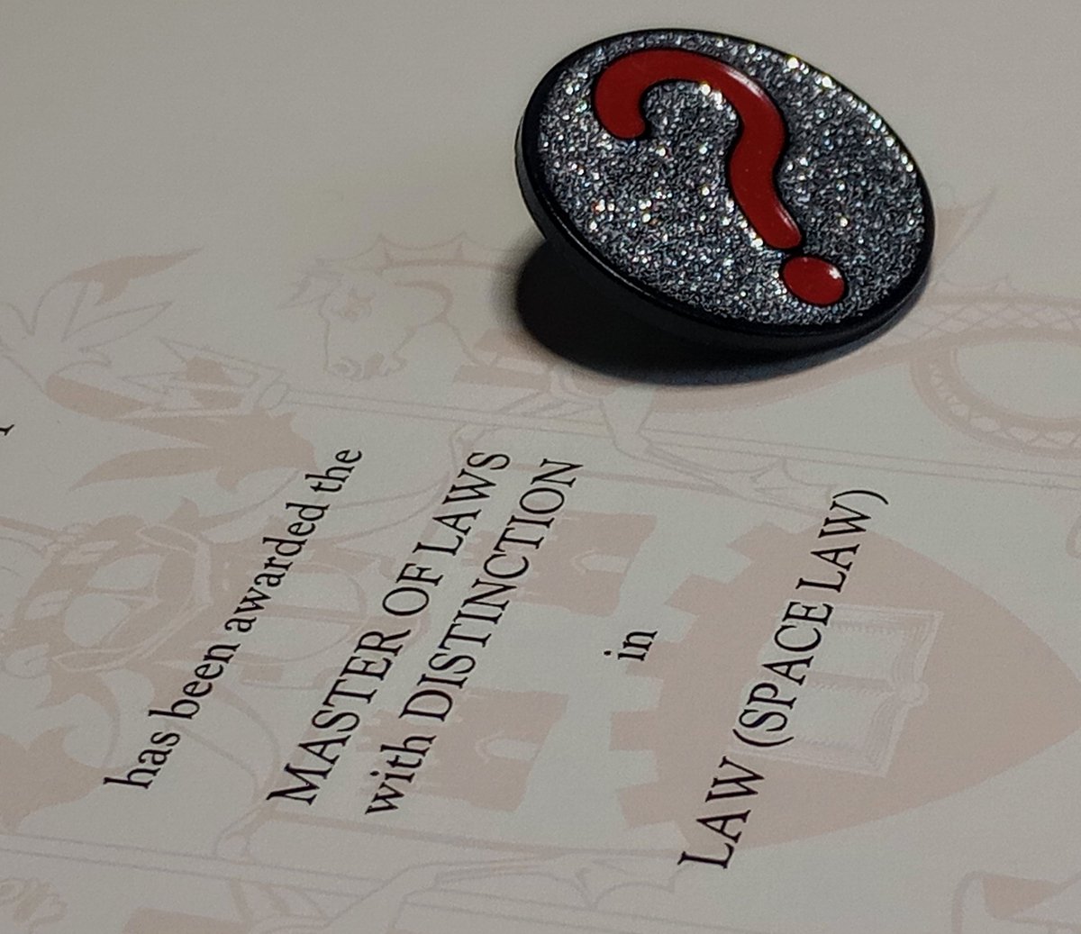 hostproductions's tweet image. The Doctor may be a Timelord who walks in eternity... But as of today officially, I'm a Master with Distinction in the Laws governing Outer Space.
🚀 💫
