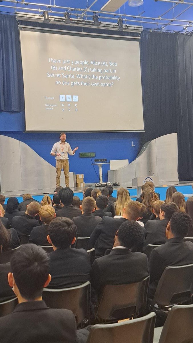 It was fantastic to welcome <a href="/DrFrostMaths/">Dr Frost</a>  to <a href="/kentonschool/">Kenton School</a> this afternoon. A brilliant assembly for our students followed by a showcase of his resources for teachers in the region.