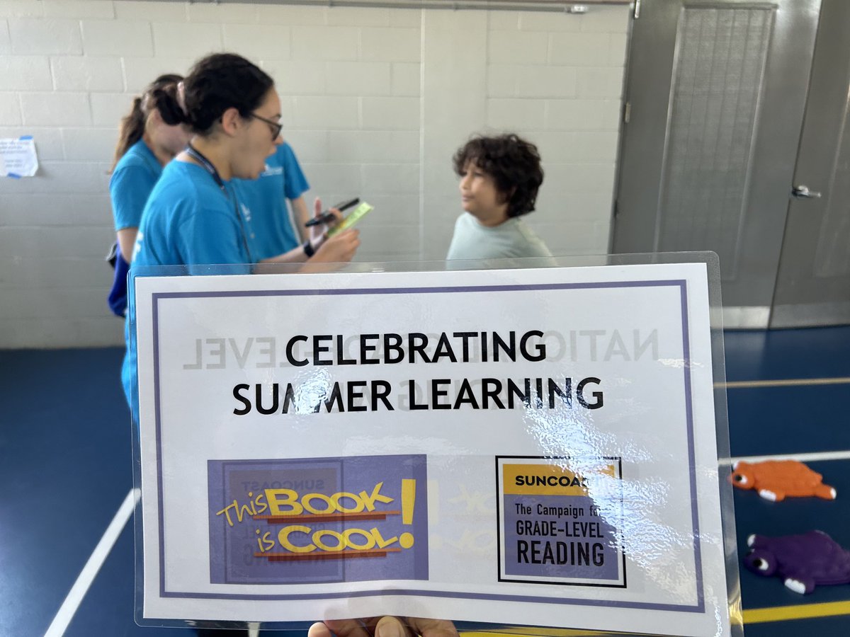 We’re celebrating all week! Reading, Art, Trivia &amp; conversation. Campers participating in the Suncoast Summer Reading Challenge have read THOUSANDS of books 👍🏽⁦<a href="/SuncoastCGLR/">Suncoast GL Reading</a>⁩ ⁦<a href="/readingby3rd/">Campaign for Grade-Level Reading</a>⁩ Reading is the key to Succeeding 📚📚📚🎉