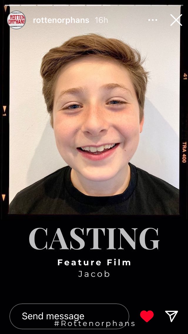 My eldest boy has been taken on by an agency for performing. If you could give him a little follow over on Insta he’d love it! Jacob.staunton 🎶