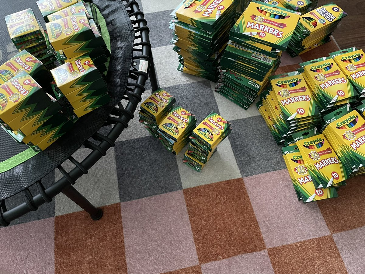 Working on my Crayola stash… FBM #BTS