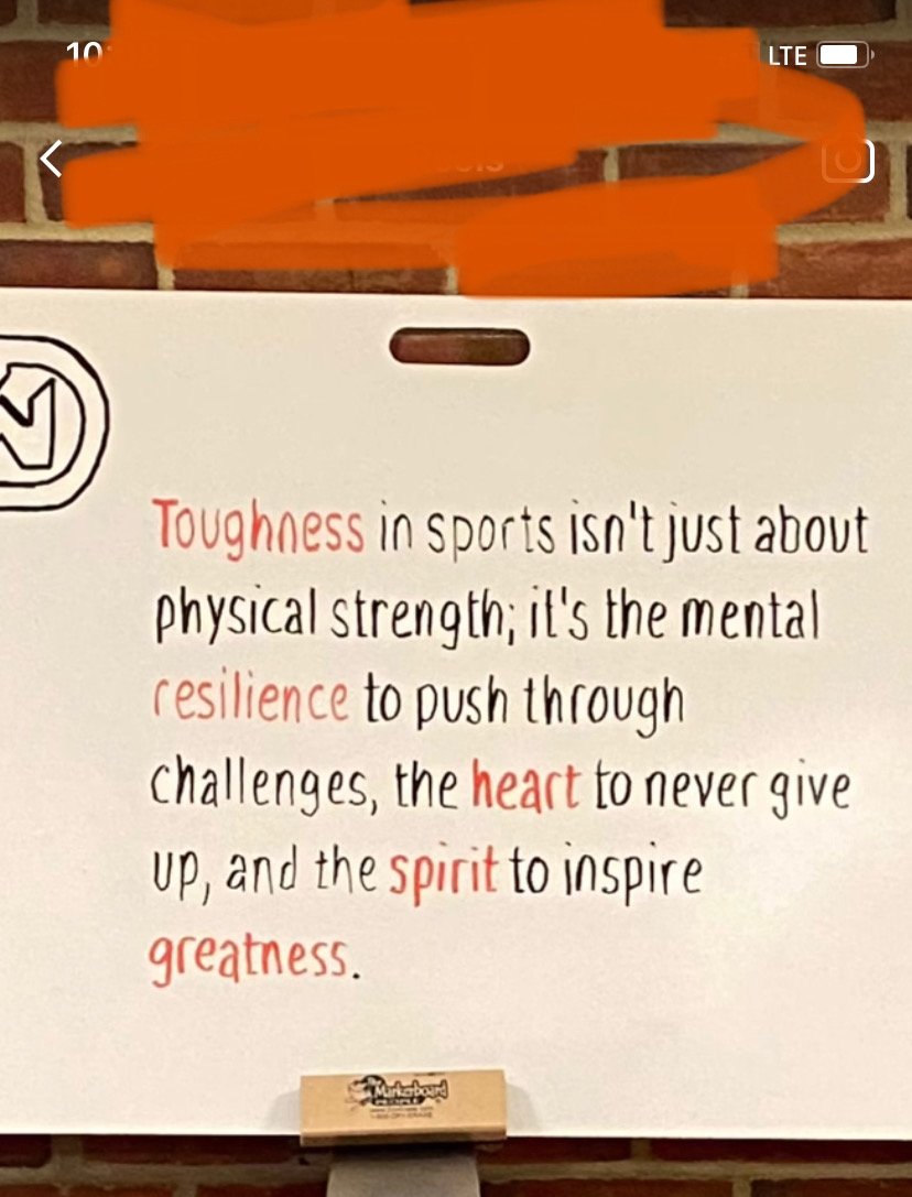 Cyclonefootbal1's tweet photo. Monday mindset
#ironsharpensiron 
#bleedorangeandblack🧡🖤 https://t.co/8CxvGClnru