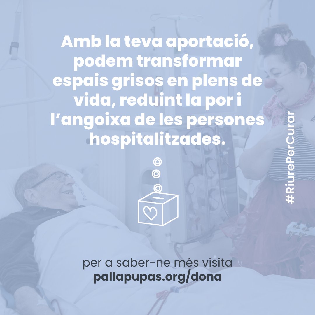 Pallapupas's tweet image. 🔴 Sabies que la #solidaritat comporta grans #beneficisfiscals? 

✨ Amb la teva aportació, podem #transformar espais grisos en plens de #vida, reduint la por i l’angoixa de les persones hospitalitzades.

👉🏼 Col·labora amb #Pallapupas des de bit.ly/Empresa-Impact…