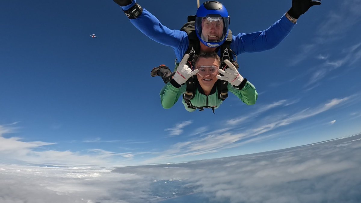 KateLine6's tweet image. You are so fearless @LoisGrace19 🪂 such a wonderful day! What’s next on your bucket list? X