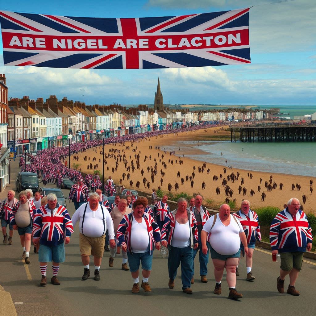 BrexitFailed's tweet photo. @Nigel_Farage You planning on visiting #Clacton this year?

You only doing casework for Trump nowadays? https://t.co/gczp21qef2