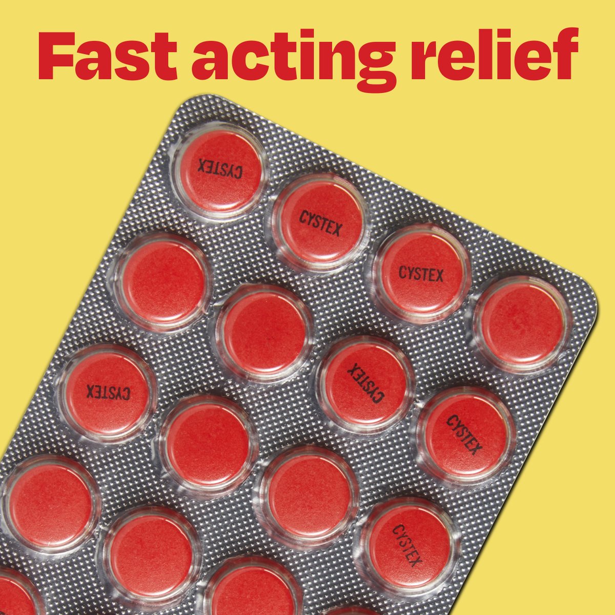 Cystex Dual Action Pain Relief is a 2-in-1 formula that helps slow the growth of UTI bacteria and provides general pain relief. ❤️