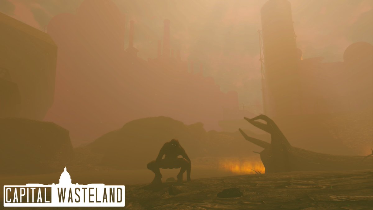 The outer areas of the Pitt are separated by large chasms of toxic waste and guarded by the fools who try to escape the metal necropolis. #fallout