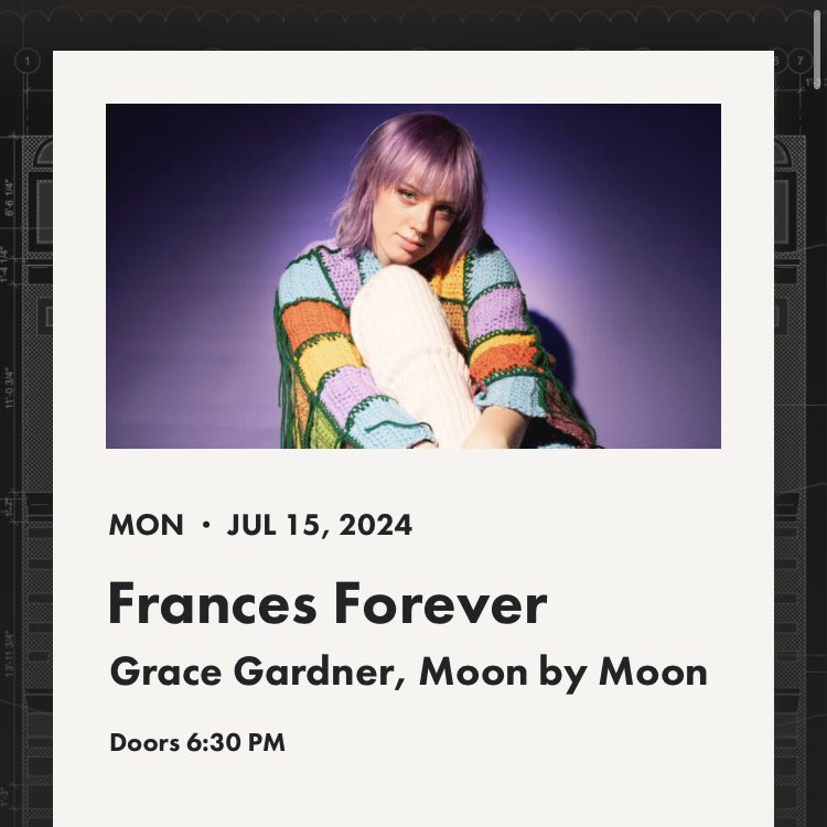 mbm 🇵🇸 (@moonbymoonband) on Twitter photo TONIGHT <a href="/TheAtlantisDC/">TheAtlantisDC</a> with Frances Forever & Grace Gardner! Doors at 6:30. Come see us play a duo set for one of our last DC shows for a while 🐸🙏 TONIGHT <a href="/TheAtlantisDC/">TheAtlantisDC</a> with Frances Forever & Grace Gardner! Doors at 6:30. Come see us play a duo set for one of our last DC shows for a while 🐸🙏
