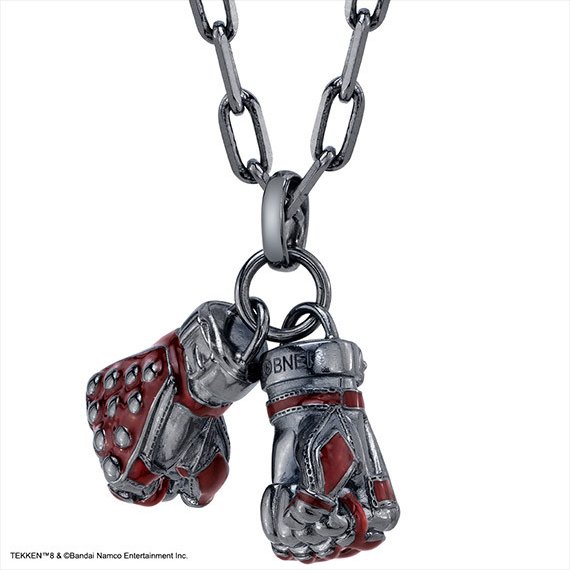 TEKKEN 8 MERCH RockLove | Kazuya Mishima Gloves Necklace ($129.99