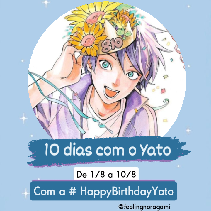feelingnoragami's tweet photo. Participe comigo!
10 dias com o Yato começando no dia 1/8 até o dia 10/8, uma resposta por dia com a #HappyBirthdayYato 💙 https://t.co/paLoxsqirp
