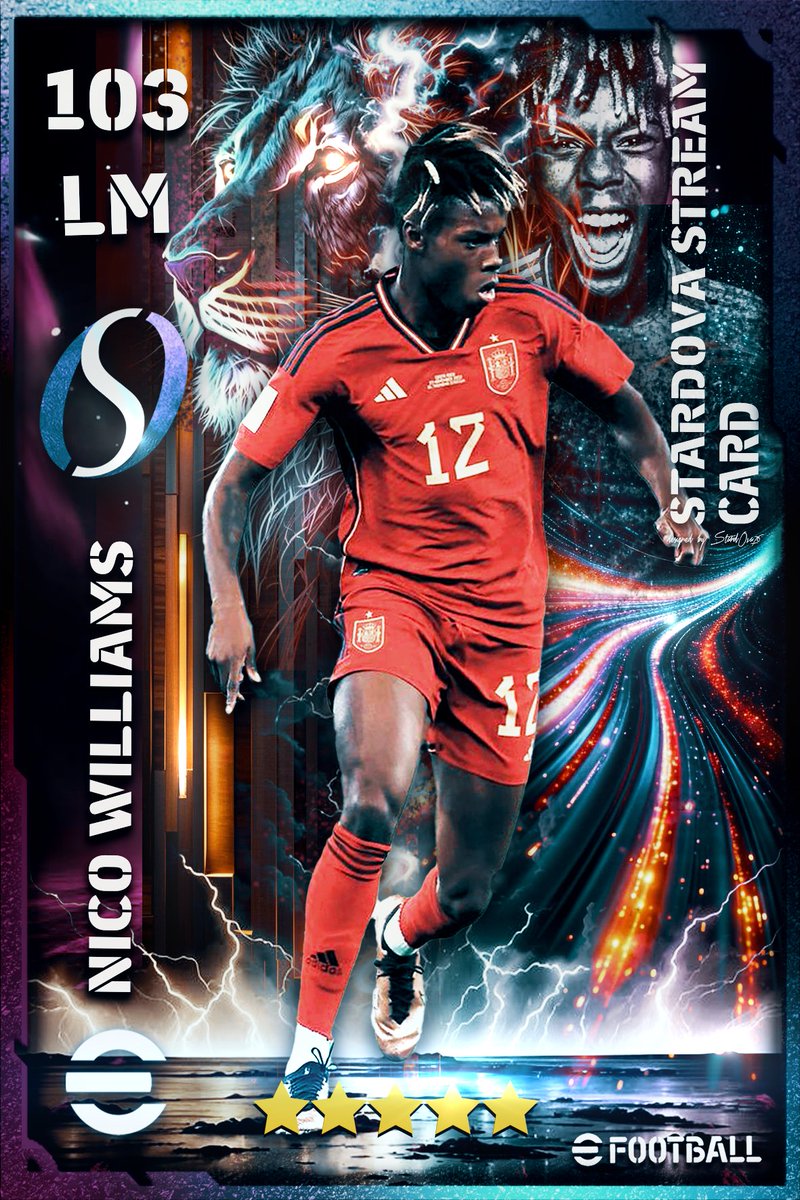 Hallo my #efootball Fans. This is my #twitch #stream card for <a href="/willliamsssnico/">Nicolas Williams</a> #spain <a href="/koanmi/">Michael Kopp</a> <a href="/we_konami/">eFootball™公式</a> <a href="/play_eFootball/">eFootball</a> @Peshubapp <a href="/PesUniverse/">eFootball Universe</a> <a href="/KONAMI_DE/">KONAMI Deutschland</a> <a href="/Konami/">Konami</a> <a href="/Konami_PR_IR/">KONAMI 企業広報・IR</a>