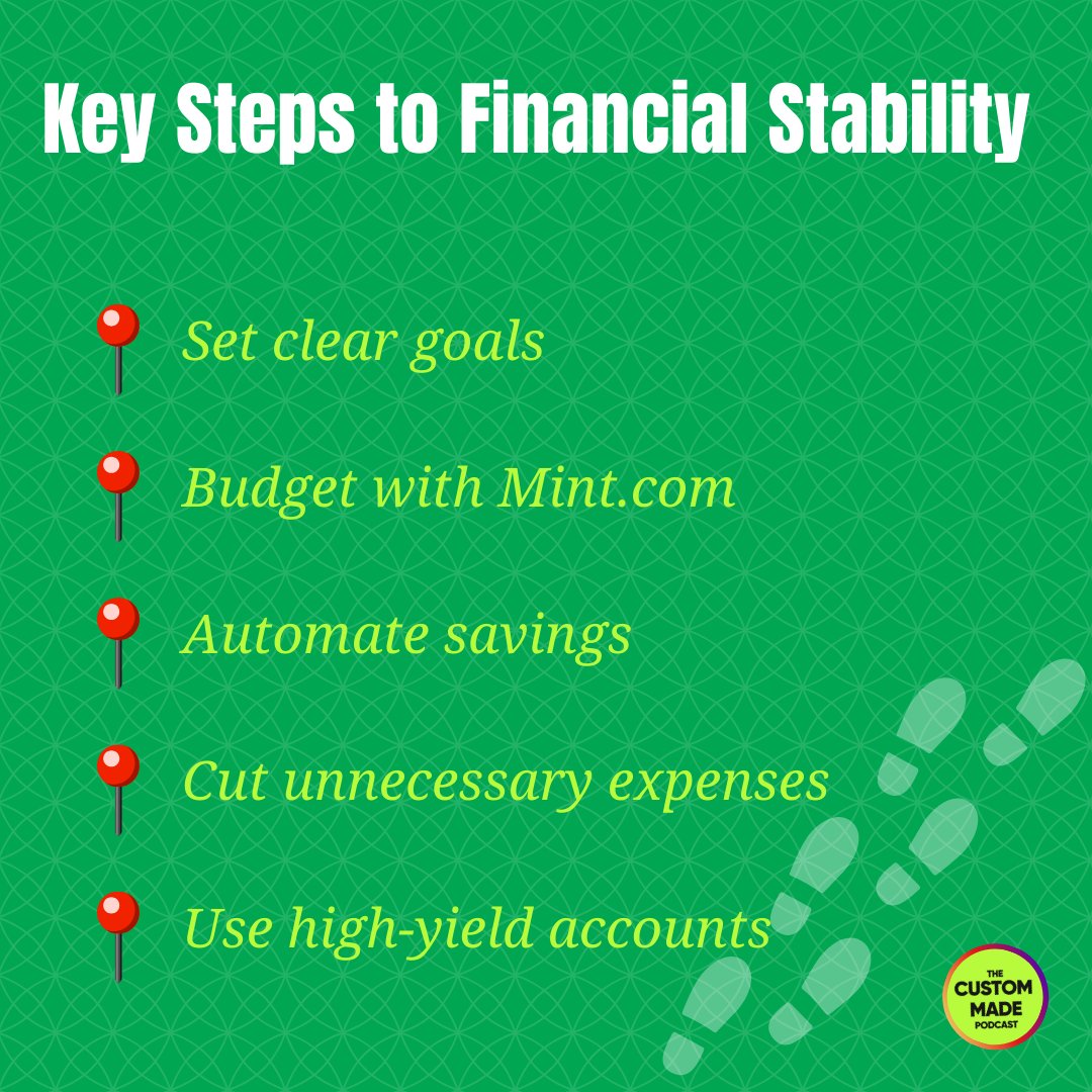 thecustommade's tweet photo. 🎧 Simple steps to make your money work for you! Tune in for tips on setting goals, budgeting, saving, and investing as Patrice @herself_by_morton, our financial expert, shares insights. 
Stay tuned for a FREE worksheet to manage your finances! #FinancialEducation #FinanceTips https://t.co/VcrPvmnE5q