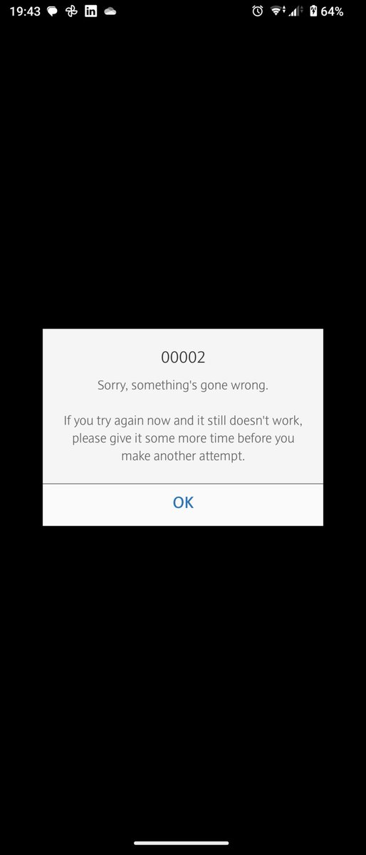 Tyrer79's tweet photo. @BarclaysUKHelp hi....currently unable to register for your online app...keep getting this error message every time selecting the driving licence verification method. Is this a known current issue with your app, as I don't have any other id I can use to access it? Thanks https://t.co/46P7t8vnMh