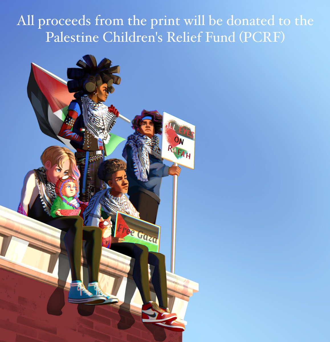 Idrawnyc1's tweet photo. Prints available! All proceeds will be donated to PCRF 🇵🇸🇵🇸 #spiderverse

https://t.co/cH0OsatSWY https://t.co/CCruJWdtGA