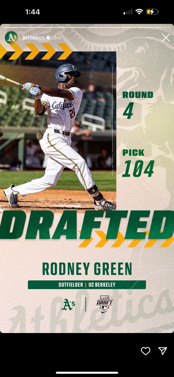 CoachKennedy7's tweet photo. Let’s goo Family !! Go be great 😤 
@AppyLeague @Athletics https://t.co/BTx3BlH9Vk