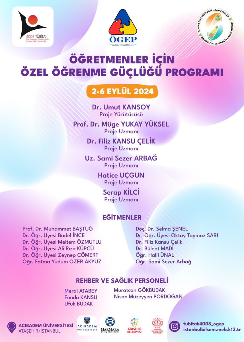 sezer_arbag's tweet photo. Proje içeriğini ve eğitmenleri Instagram sayfamızı ziyaret ederek inceleyebilirsiniz. https://t.co/KYPl1pjU2A @Tubitak @ProfHasanMandal @AtasehirMEM https://t.co/VCUPjQVEps
