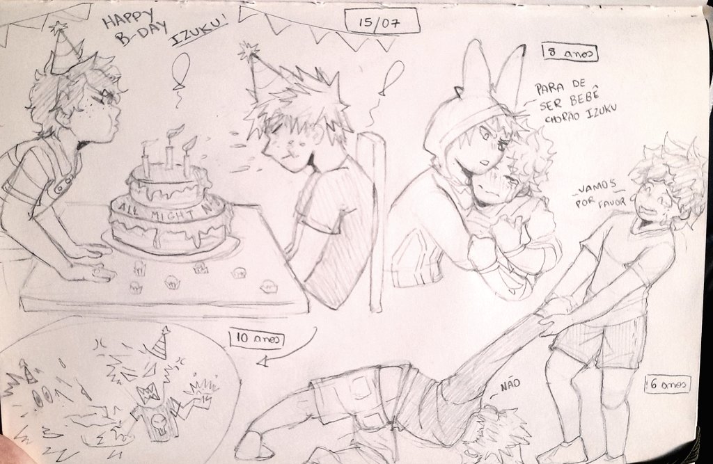 notton_'s tweet photo. uma pequena parte da trajetória dos dois, são tantos aniversários que já passaram juntos 🥺
#MidoriyaIzuku #bakudeku #izuku
#birthday https://t.co/F8pU1CzwRK