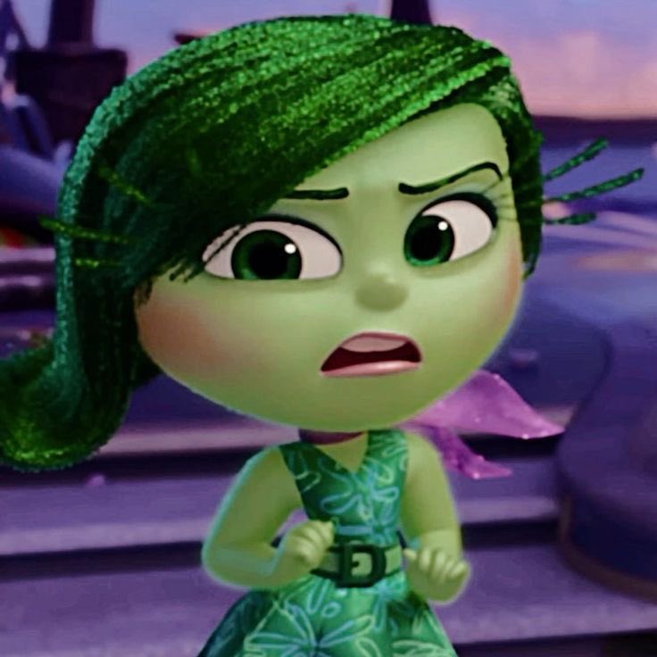 —

     “N - Nevermind that. 
Who are you ?. . .”

   Disgust said, confused. 

—