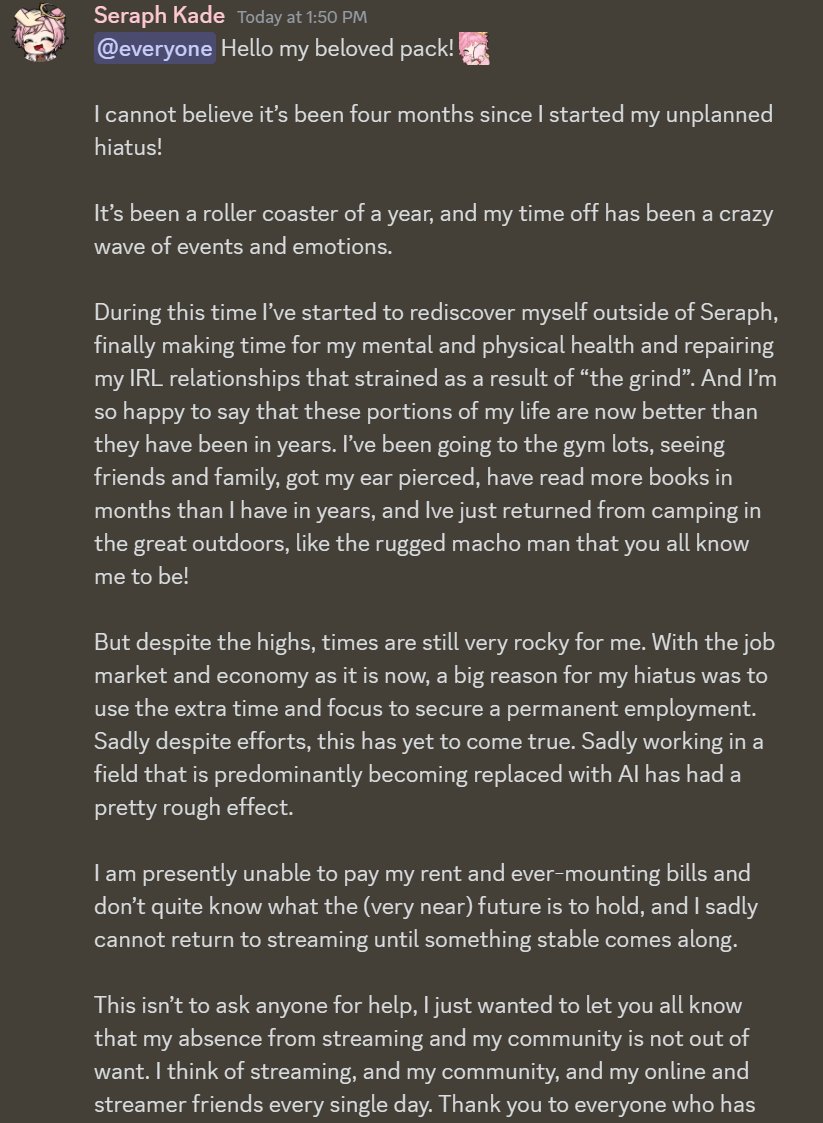 Seraph Kade 🐺⛓️ //Vtuber// 💎 tweet media