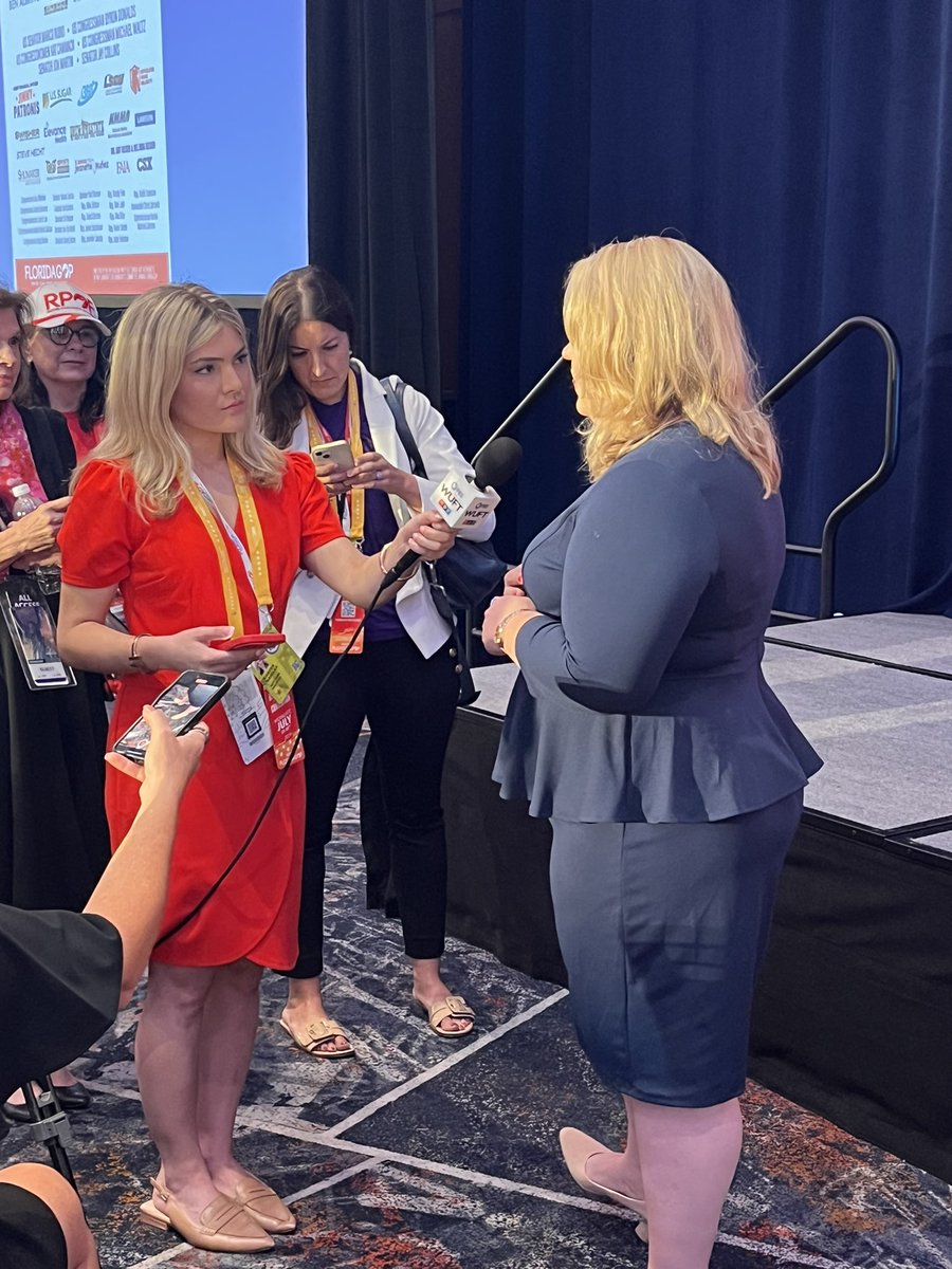 HarrisonHove's tweet photo. .@WUFTNews and @UFJSchool students are covering all angles at the Republican National Convention this week. Their Florida-focused content will be published on all WUFT platforms. https://t.co/ESK6E6Kbca