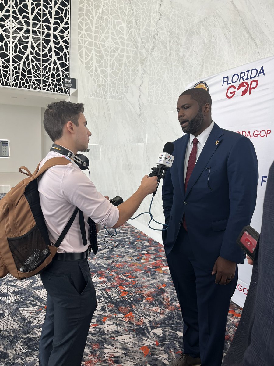 HarrisonHove's tweet photo. .@WUFTNews and @UFJSchool students are covering all angles at the Republican National Convention this week. Their Florida-focused content will be published on all WUFT platforms. https://t.co/ESK6E6Kbca