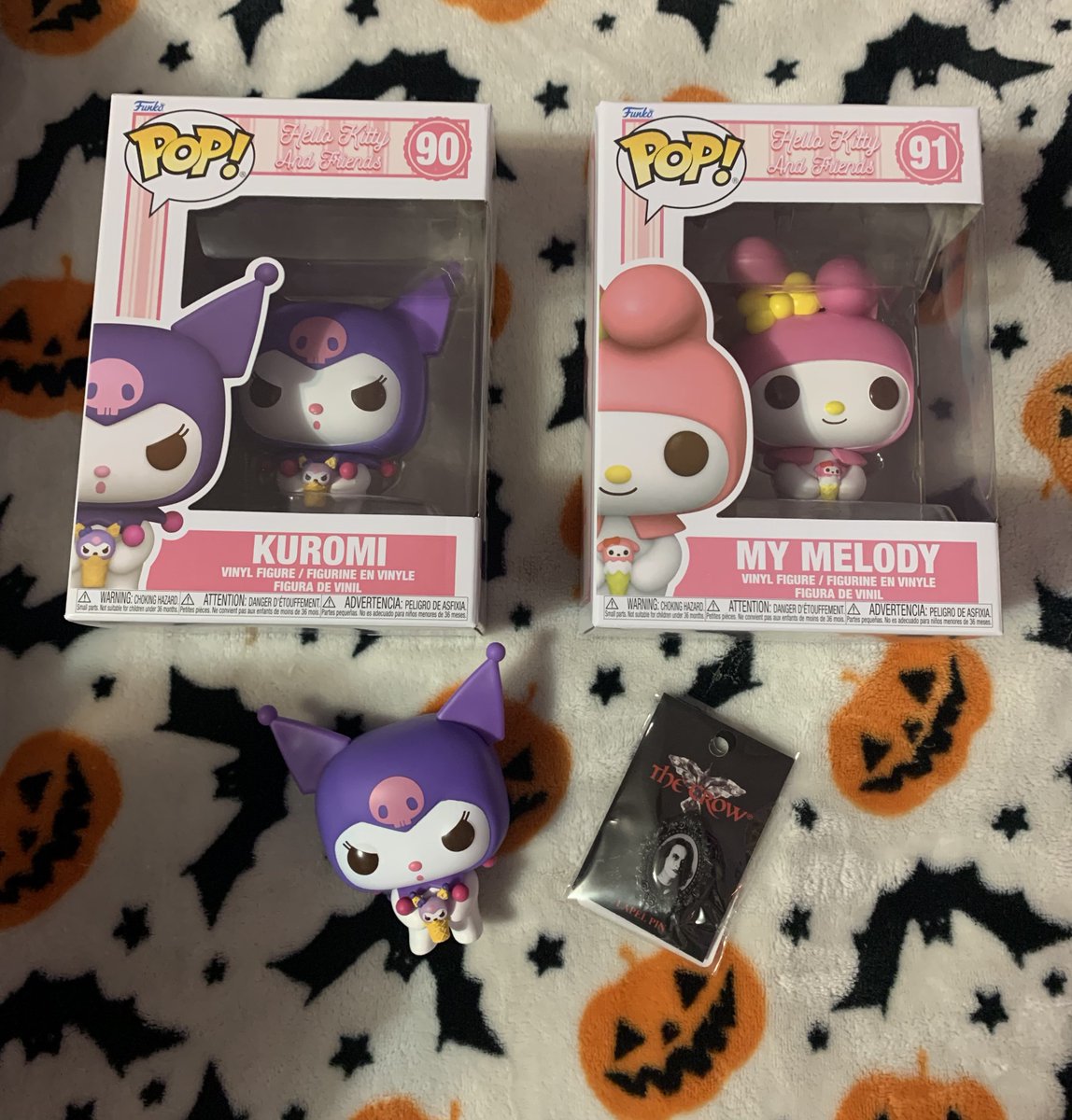 New in today!
Kuromi and My Melody - Ice Cream Pops!
And Eric Draven pin
#mulletovich