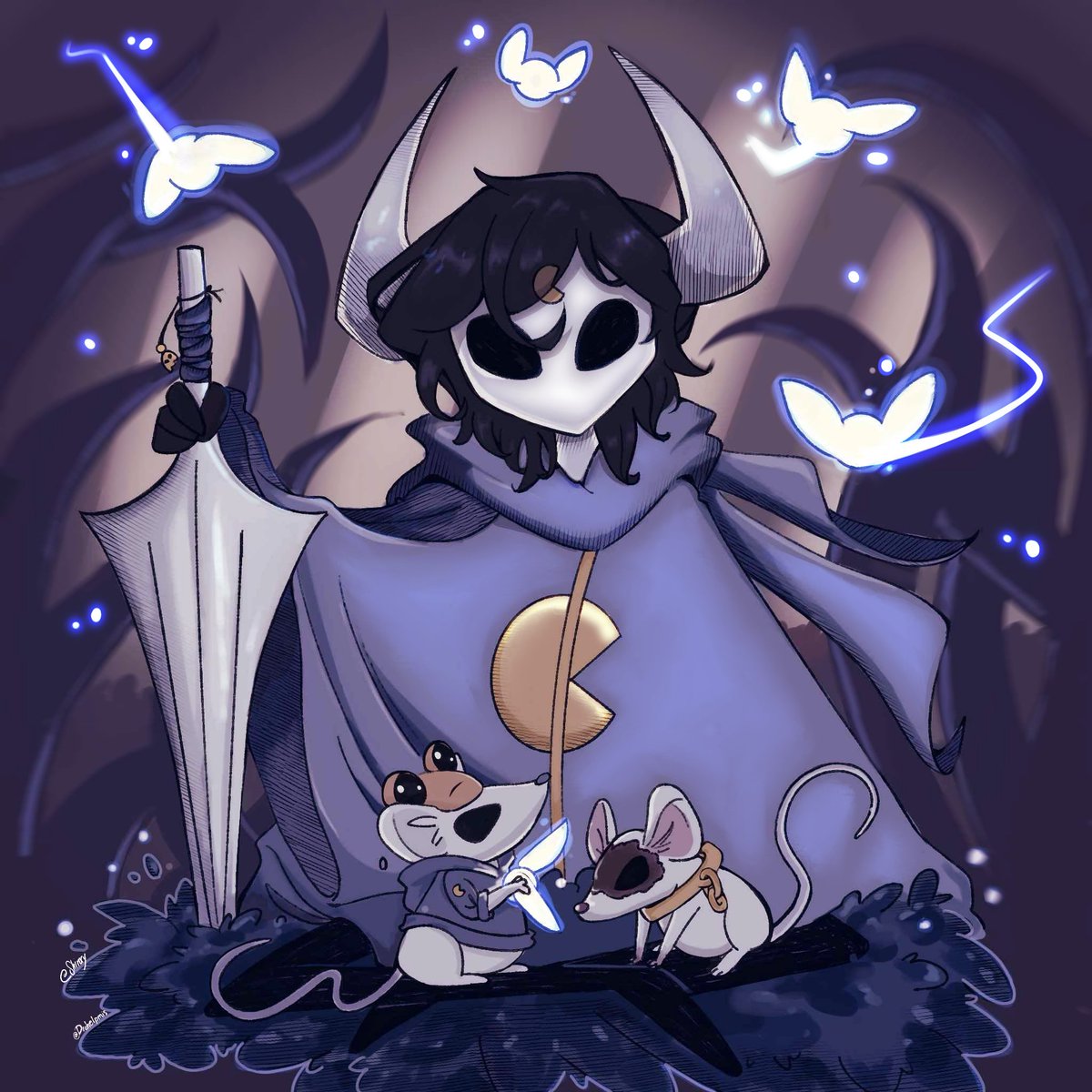 Drahelpmis's tweet photo. Día 15: Hollow Knight
Como ya saben, el tema de Pac y Hollow Knight es muy importante para mi, ¿y qué mejor forma de participar en este día sino es con una bella colaboración con la increíble y talentosa @xXShinxy?
¡Me encantó dibujar contigo! <3
#Pacversario #pactwfanart #palho https://t.co/fBsPwT462i
