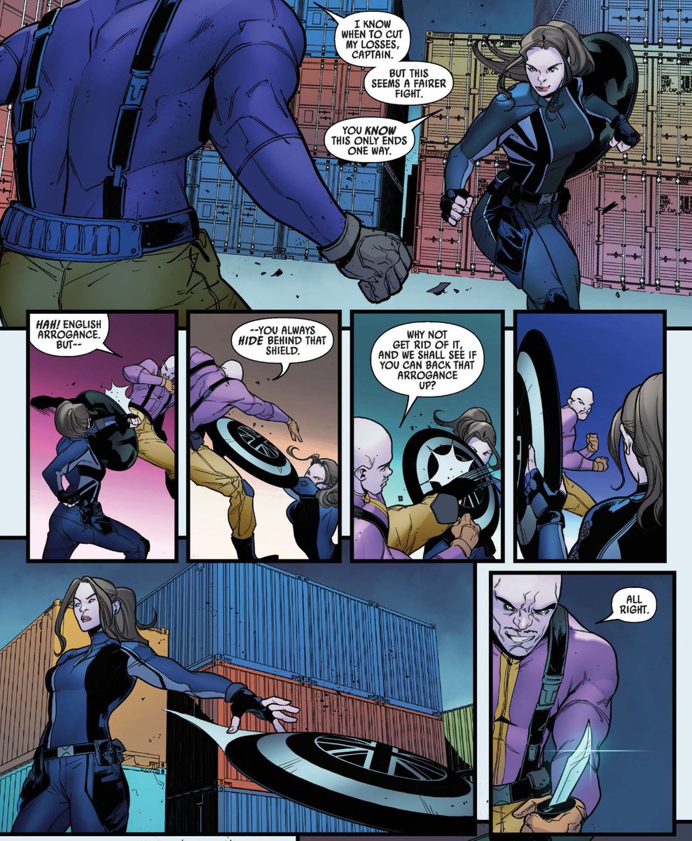 chelsdaniel280's tweet photo. Captain Carter 🇬🇧
(Captain Carter #2 - Jamie McKelvie, Marika Cresta, Erick Arciniega, and Clayton Cowles)
#CaptainCarter #PeggyCarter
#Batroc #Marvel #MarvelComics https://t.co/mdEj9BYSSS