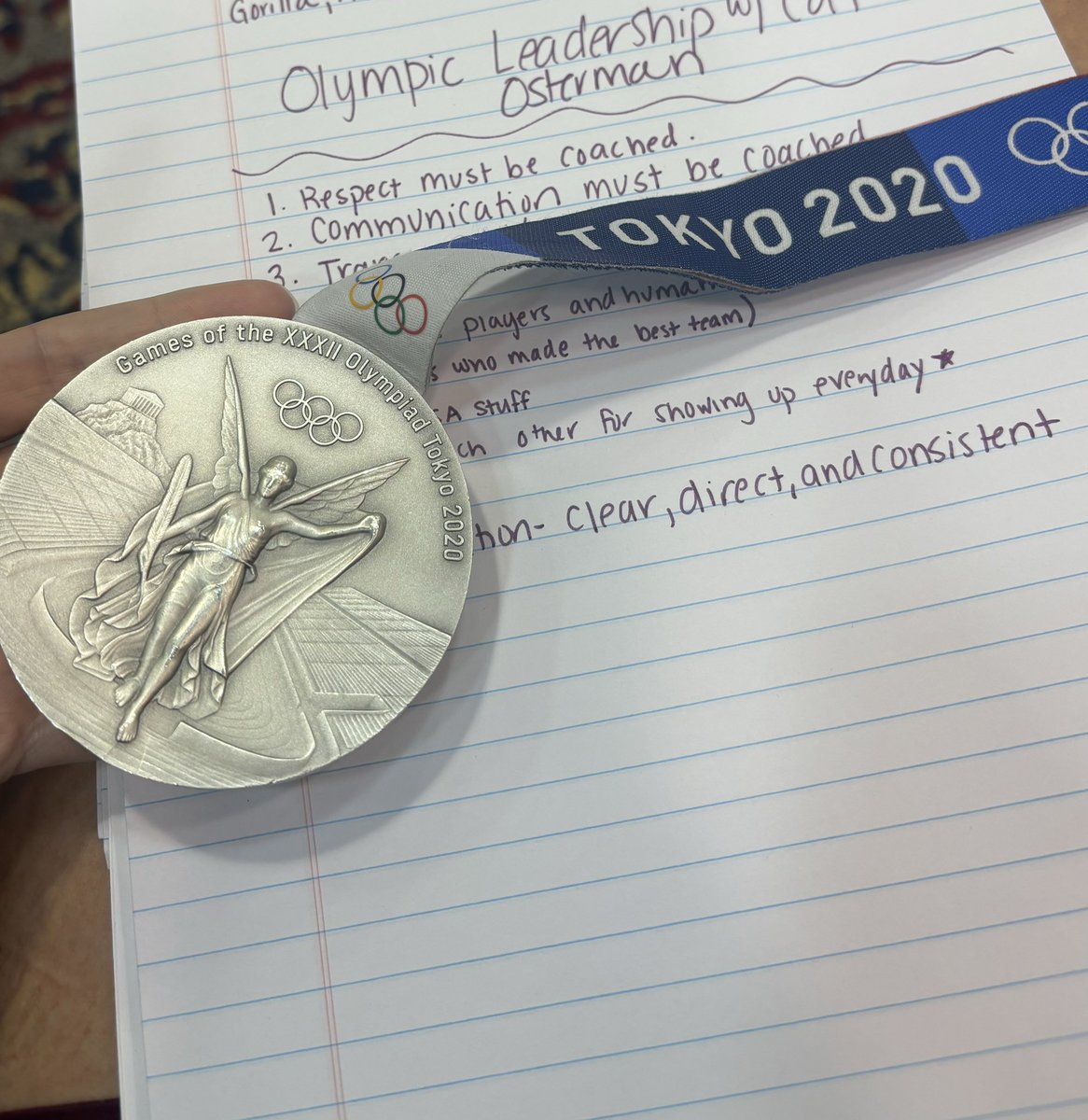 Learning from the 🥎🐐 today. Respect, communication, and vulnerability. -#redbud132