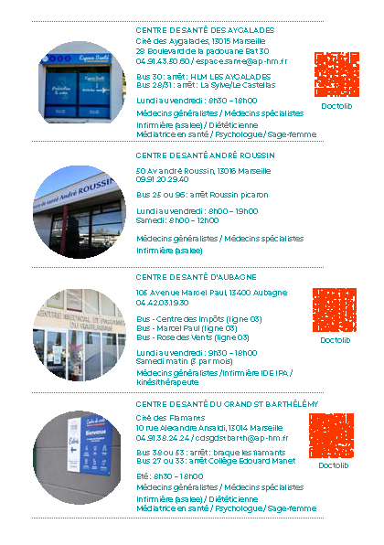 Les centres de santé de l’AP-HM restent ouverts pendant toute la période estivale !
Téléchargez le flyer pour découvrir les consultations proposées, les horaires et les modalités de prises de RDV, et n’hésitez pas à diffuser l’information autour de vous !
fr.ap-hm.fr/actu/les-centr…